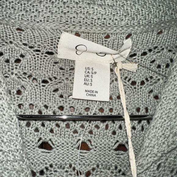 Jessica Simpson Light Gray Knit Cardigan - Picture 10 of 12
